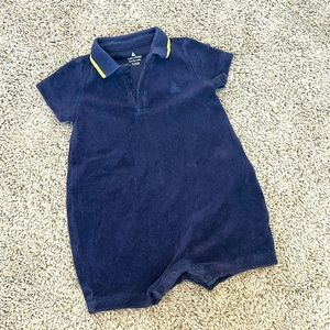 Terrycloth onesie